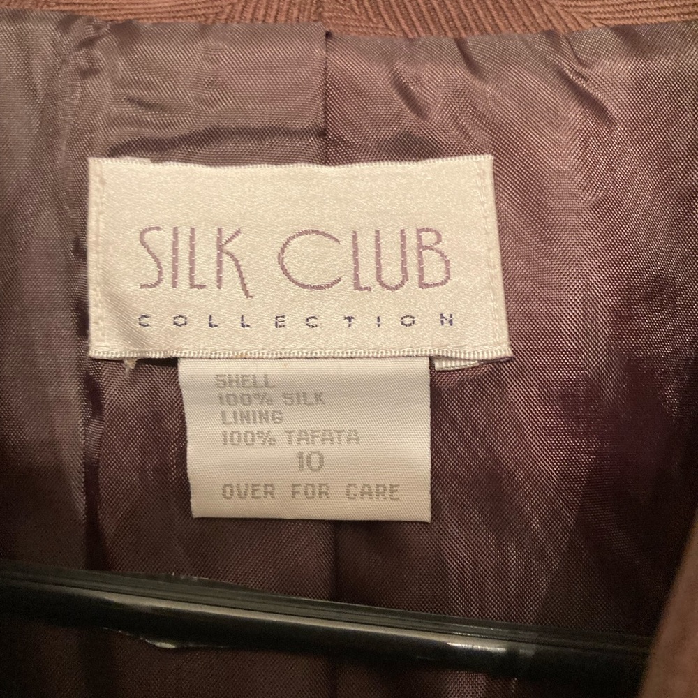Brown Silk Jacket - image 2